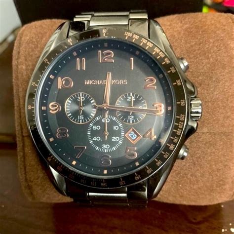 michael kors mens watch mk8255|michael kors mk8255 mens bradshaw chronograph .